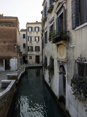 Venedik, Veneto Bölgesi, İtalya 'nın Eski Şehir Panoraması