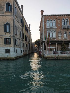Venedik, Veneto Bölgesi, İtalya 'nın Eski Şehir Panoraması