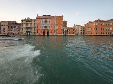 Venedik, Veneto Bölgesi, İtalya 'nın Eski Şehir Panoraması