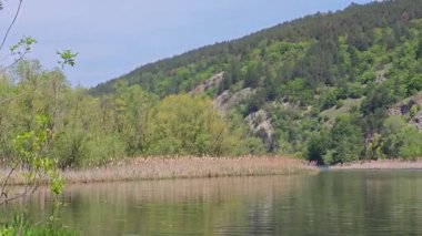 Pancharevo Gölü Bahar Manzarası, Sofya Şehir Bölgesi, Bulgaristan