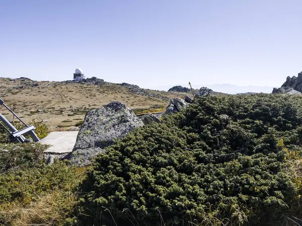 Bulgaristan 'ın Cherni Vrah zirvesi yakınlarındaki Vitosha Dağı' nın şaşırtıcı sonbahar manzarası