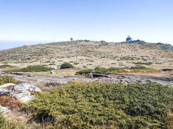 Bulgaristan 'ın Cherni Vrah zirvesi yakınlarındaki Vitosha Dağı' nın şaşırtıcı sonbahar manzarası