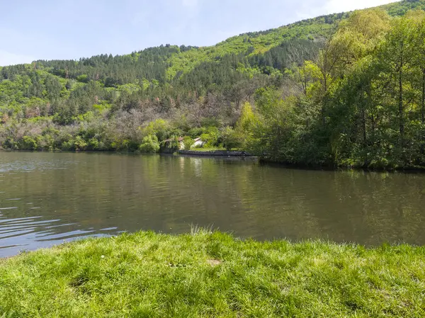 Pancharevo Gölü Bahar Manzarası, Sofya Şehir Bölgesi, Bulgaristan