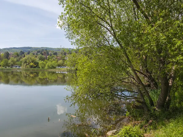 Pancharevo Gölü Bahar Manzarası, Sofya Şehir Bölgesi, Bulgaristan