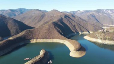 Vacha (Antonivanovtsi) Reservoir, Rodop Dağları, Filibe Bölgesi, Bulgaristan