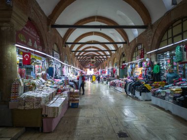EDIRNE, TURKEY - Kasım 02, 2024: Edirne şehir merkezinin panoramik manzarası, Doğu Trakya, Türkiye