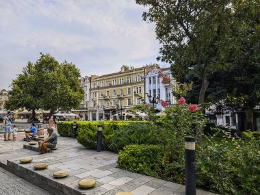 PLOVDIV, BULGARIA - 6 EYLÜL 2024: Bulgaristan 'ın Filibe kentinin şaşırtıcı Panoraması