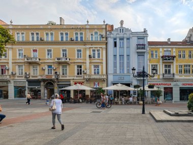PLOVDIV, BULGARIA - 6 EYLÜL 2024: Bulgaristan 'ın Filibe kentinin şaşırtıcı Panoraması