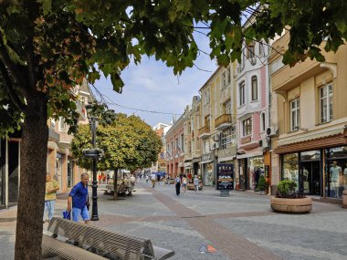 PLOVDIV, BULGARIA - 6 EYLÜL 2024: Bulgaristan 'ın Filibe kentinin şaşırtıcı Panoraması