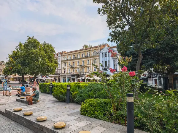 PLOVDIV, BULGARIA - 6 EYLÜL 2024: Bulgaristan 'ın Filibe kentinin şaşırtıcı Panoraması