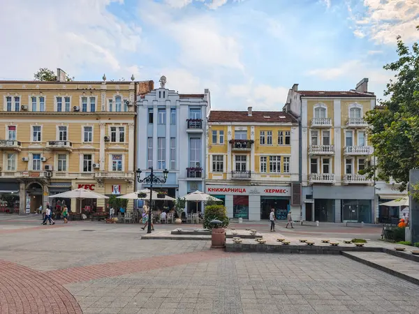 PLOVDIV, BULGARIA - 6 EYLÜL 2024: Bulgaristan 'ın Filibe kentinin şaşırtıcı Panoraması