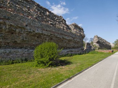 Ruins of Roman fortifications in ancient city of Diocletianopolis, town of Hisarya, Plovdiv Region, Bulgaria