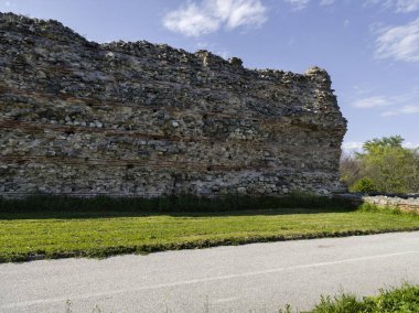 Ruins of Roman fortifications in ancient city of Diocletianopolis, town of Hisarya, Plovdiv Region, Bulgaria