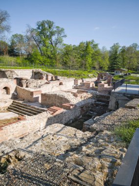 Ruins of Roman fortifications in ancient city of Diocletianopolis, town of Hisarya, Plovdiv Region, Bulgaria