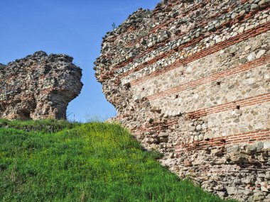 Ruins of Roman fortifications in ancient city of Diocletianopolis, town of Hisarya, Plovdiv Region, Bulgaria