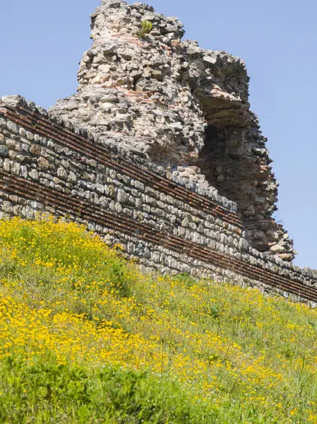 Ruins of Roman fortifications in ancient city of Diocletianopolis, town of Hisarya, Plovdiv Region, Bulgaria