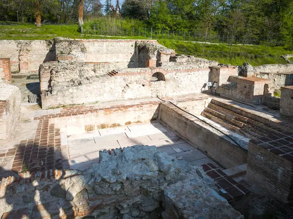 Ruins of Roman fortifications in ancient city of Diocletianopolis, town of Hisarya, Plovdiv Region, Bulgaria