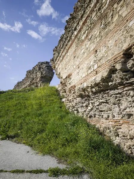 Ruins of Roman fortifications in ancient city of Diocletianopolis, town of Hisarya, Plovdiv Region, Bulgaria