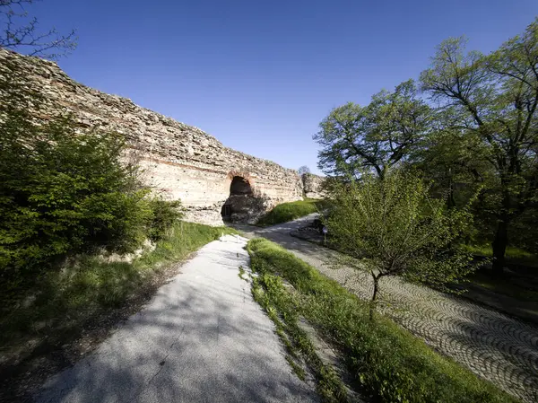 Ruins of Roman fortifications in ancient city of Diocletianopolis, town of Hisarya, Plovdiv Region, Bulgaria