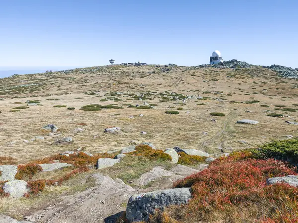 Bulgaristan 'ın Cherni Vrah zirvesi yakınlarındaki Vitosha Dağı' nın şaşırtıcı sonbahar manzarası