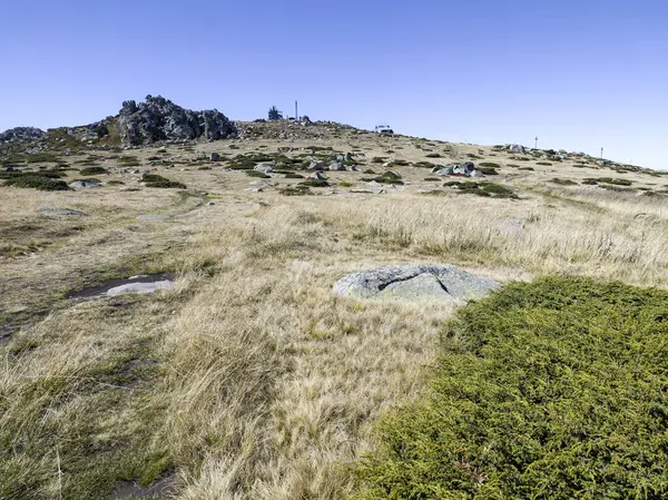 Bulgaristan 'ın Cherni Vrah zirvesi yakınlarındaki Vitosha Dağı' nın şaşırtıcı sonbahar manzarası