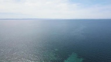 Kastri Sahili yakınlarındaki Sithonia kıyı şeridi, Chalkidiki, Orta Makedonya, Yunanistan