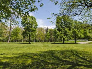 Bulgaristan 'ın Sofya kentindeki Borisova gradina (Boris Garden)' ın İnanılmaz Baharı