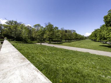 Bulgaristan 'ın Sofya kentindeki Borisova gradina (Boris Garden)' ın İnanılmaz Baharı