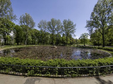 Bulgaristan 'ın Sofya kentindeki Borisova gradina (Boris Garden)' ın İnanılmaz Baharı