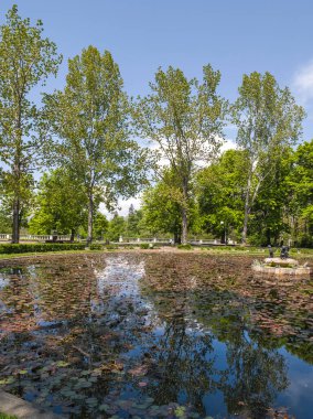 Bulgaristan 'ın Sofya kentindeki Borisova gradina (Boris Garden)' ın İnanılmaz Baharı