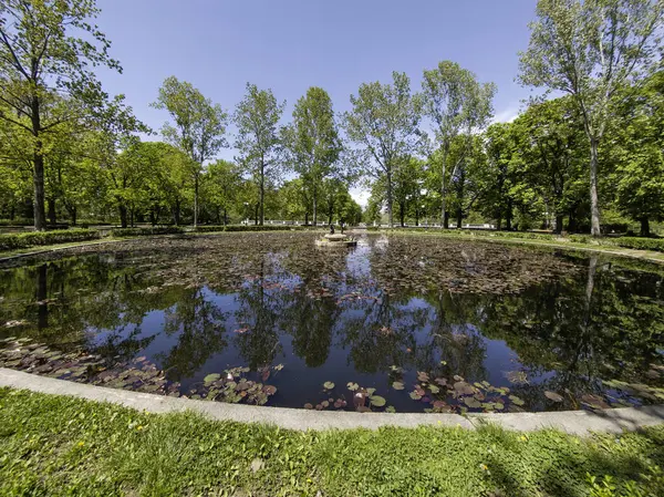 Bulgaristan 'ın Sofya kentindeki Borisova gradina (Boris Garden)' ın İnanılmaz Baharı