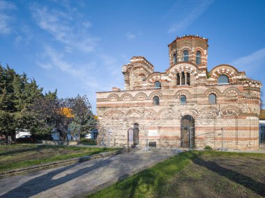 Bulgaristan 'ın Burgaz Bölgesi' nin Nessebar kentinin Büyüleyici Panoraması