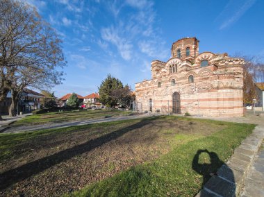 Bulgaristan 'ın Burgaz Bölgesi' nin Nessebar kentinin Büyüleyici Panoraması