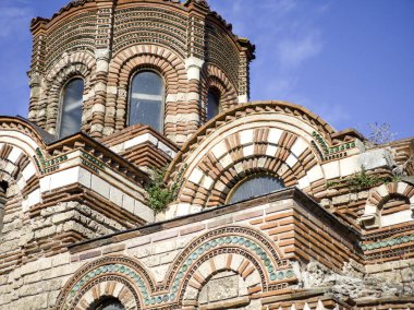 Bulgaristan 'ın Burgaz Bölgesi' nin Nessebar kentinin Büyüleyici Panoraması