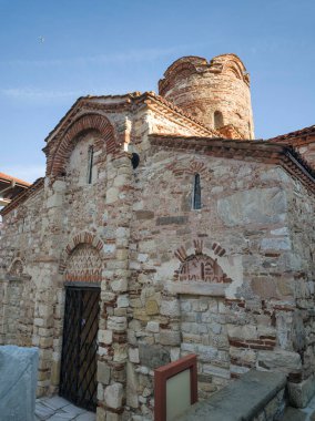 Bulgaristan 'ın Burgaz Bölgesi' nin Nessebar kentinin Büyüleyici Panoraması