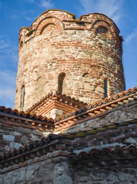 Bulgaristan 'ın Burgaz Bölgesi' nin Nessebar kentinin Büyüleyici Panoraması