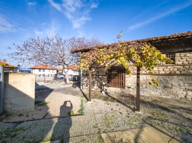 Bulgaristan 'ın Burgaz Bölgesi' nin Nessebar kentinin Büyüleyici Panoraması