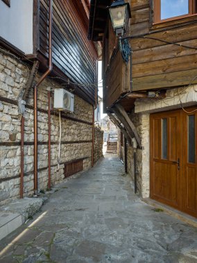 Bulgaristan 'ın Burgaz Bölgesi' nin Nessebar kentinin Büyüleyici Panoraması