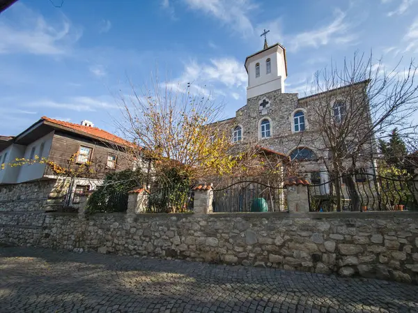 Bulgaristan 'ın Burgaz Bölgesi' nin Nessebar kentinin Büyüleyici Panoraması