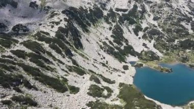 Bulgaristan 'ın Banderitsa Bölgesi yakınlarındaki Pirin Dağı' nın şaşırtıcı hava manzarası