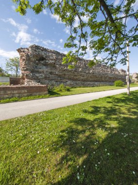 Ruins of Roman fortifications in ancient city of Diocletianopolis, town of Hisarya, Plovdiv Region, Bulgaria