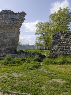 Ruins of Roman fortifications in ancient city of Diocletianopolis, town of Hisarya, Plovdiv Region, Bulgaria