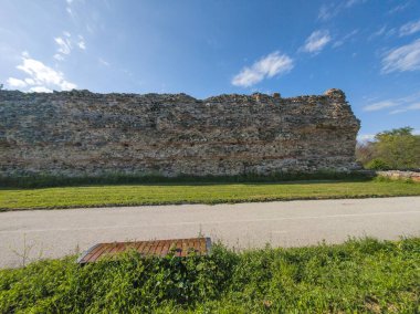 Ruins of Roman fortifications in ancient city of Diocletianopolis, town of Hisarya, Plovdiv Region, Bulgaria