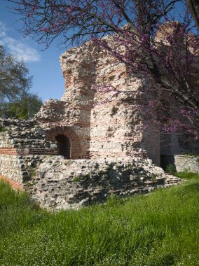 Ruins of Roman fortifications in ancient city of Diocletianopolis, town of Hisarya, Plovdiv Region, Bulgaria