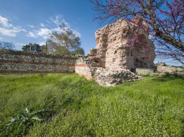 Ruins of Roman fortifications in ancient city of Diocletianopolis, town of Hisarya, Plovdiv Region, Bulgaria
