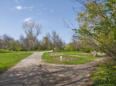 Bulgaristan 'ın Sofya kentindeki South Park' ın İnanılmaz Bahar Manzarası