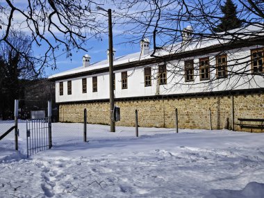 19. yüzyıl Sokolski Manastırı Kış Manastırı Kutsal Ana Varsayımı, Gabrovo Bölgesi, Bulgaristan