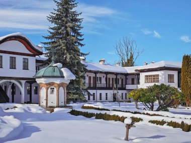 19. yüzyıl Sokolski Manastırı Kış Manastırı Kutsal Ana Varsayımı, Gabrovo Bölgesi, Bulgaristan