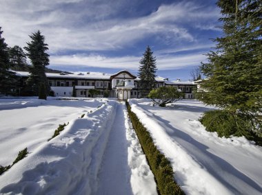 19. yüzyıl Sokolski Manastırı Kış Manastırı Kutsal Ana Varsayımı, Gabrovo Bölgesi, Bulgaristan