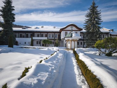 19. yüzyıl Sokolski Manastırı Kış Manastırı Kutsal Ana Varsayımı, Gabrovo Bölgesi, Bulgaristan